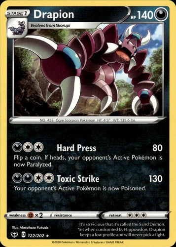 Drapion rara swsh01 spada - rara, e