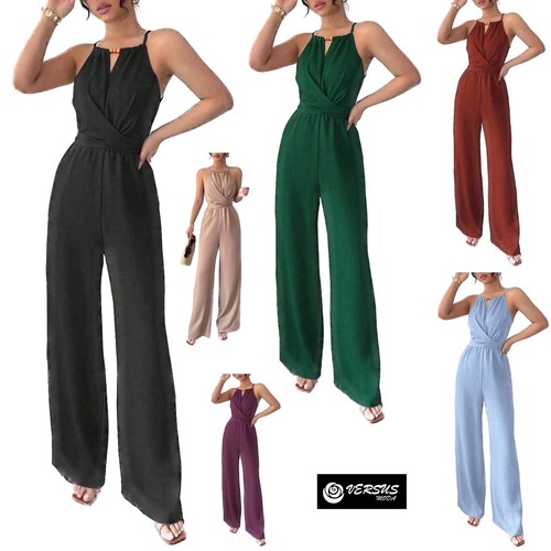 Tuta pantaloni eleganti larghi - pantaloni,
