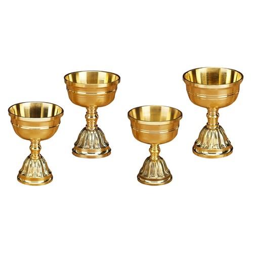 Portacandele ottone - in,