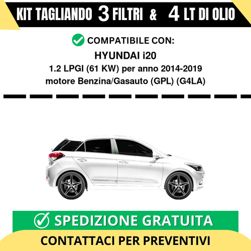 Tagliando per hyundai i20 - tagliando,