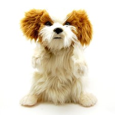 Shih TZU Dog Hand Puppet bambola corpo intero di Hansa peluche dall'aspetto reale giocattolo educativo