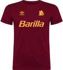 T-shirt Celebrativa Roma Calcio Anni90 Barilla Tifoso Ultras Vintage 100% Cotone