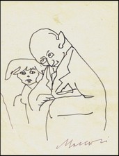 Disegni Originali China  Mino Maccari