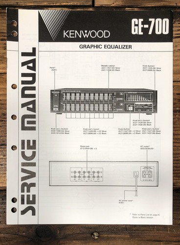 Kenwood 700 equalizzatore - ge-700,