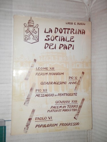 Dottrina sociale dei papi - sociale,
