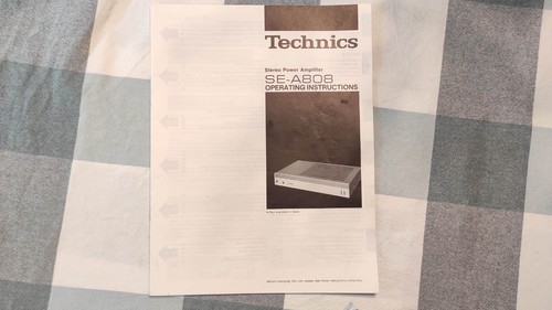 Technics a808 amplificatore - technics, se-a808