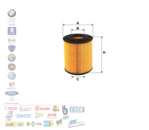 Filtro olio honda - filtro,