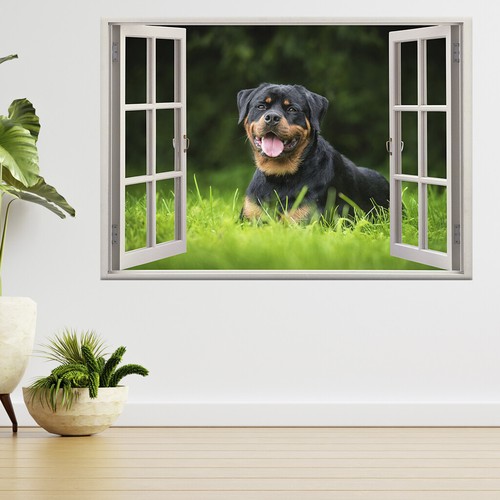 Adesivo murale rottweiler cane - rottweiler,