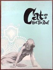 TENNESSEE WILLIAMS "GATTO SU UN TETTO DI LATTA CALDO" 1957 PROGRAMMA Z6824