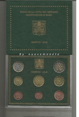 Vaticano otto monete 2018 - otto,