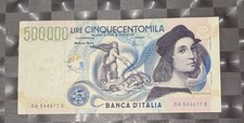 500000 Lire Raffaello Banconota Naturale Non Circolata