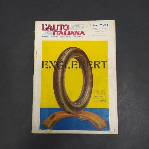 Rivista auto italiana 1925 - rivista, l'auto