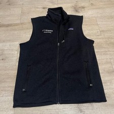 Gilet pile Patagonia uomo M nero full zip outdoor inverno autunno viaggio