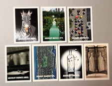 ABSOLUT: 7 Absolut Vodka collection n 33 43 53 256 258 259 260 Promoclub