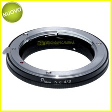 Adattatore per obiettivi Pentax K su fotocamere Olympus 4/3. Anello adapter.