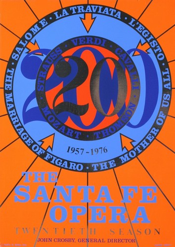 Robert indiana the santa - the,