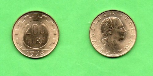 Italia lire 200 1998 - 200,