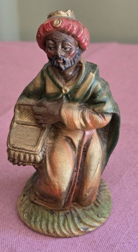 Vtg made italy nativity set - italy,