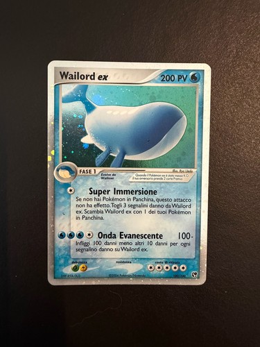 Wailord ultra rare - ex,