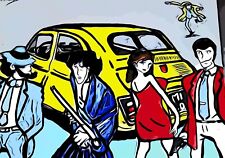 Lupin  Fiat 500  Yellow 