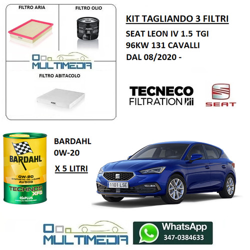 Kit tagliando filtri olio - kit, +