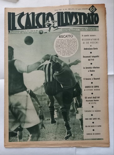 Calcio illustrato 7 1938 - calcio,
