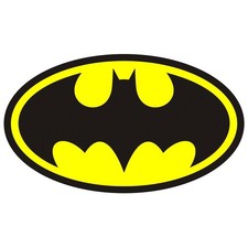 Cialda In Ostia Batman Logo Pipistrello Decorazione Torta Dischi Commestibile