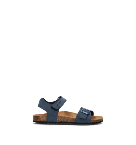 Geox sandalo bambino blu - bambino, pu