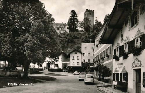 Cartolina neubeuern am inn - cartolina, s/w