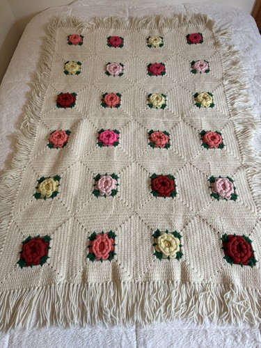 Coperta vintage fatta - a, mano