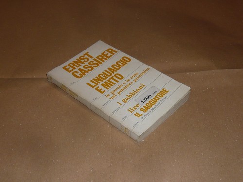 Ernst cassirer linguaggio e - linguaggio,