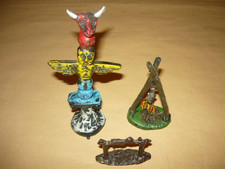 CROMOPLASTO LANDI SOLDATINI LOTTO ACCESSORI INDIANI NO XILOPLASTO