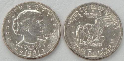 Usa susan anthony dollar - b.,