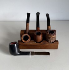 Lotto 4 pipe rare GIGI COLLECTION nuove mai fumate portapipe Savinelli omaggio