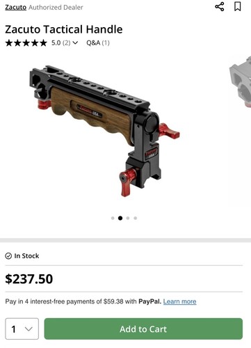 Impugnatura zacuto tactical - impugnatura,