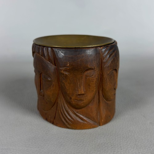 Scultura posacenere legno - scultura,