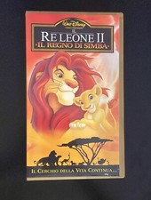 VHS WALT DISNEY "IL RE LEONE
