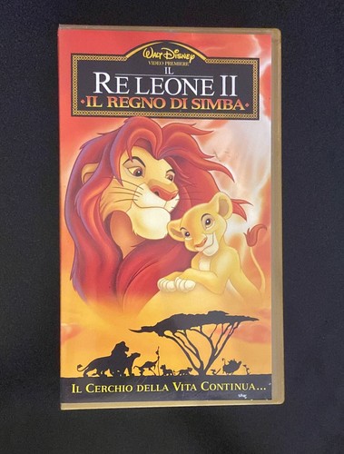 Vhs walt disney re leone - walt,