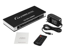 4X2 4K 3D EDID TOSLINK Audio
