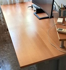 Scrivania IKEA Galant,160cm. x 80cm.,Altezza regolabile da 60 a 82cm.