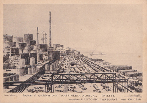 Cartolina trieste - cartolina,