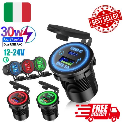 Presa usb auto - presa,