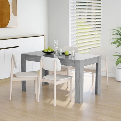 Vidaxl tavolo pranzo grigio - tavolo,