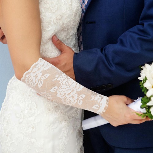 Guanto sposa maniche - da,
