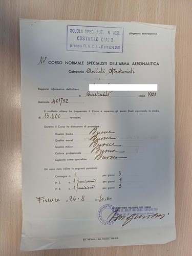 Documento regia aeronautica - regia,