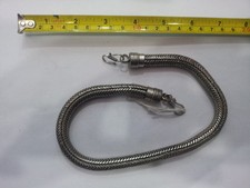 COLLANA  bagno argento indiano 1 cm  colore lucido o antico  NECKLACE indian  