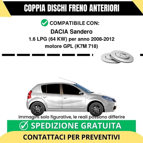 Coppia dischi freno anteriori - dischi,