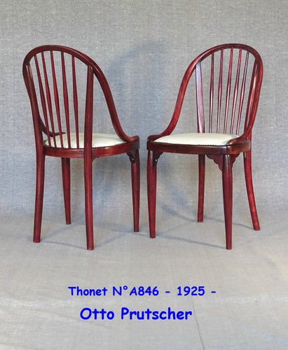 Deux chaises thonet a846 - deux, n