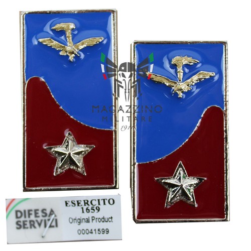 Mostrine metallo smaltato - , da