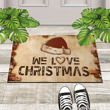 Zerbino Tappeto per interno esterno casa albero in feltro idea regalo di Natale